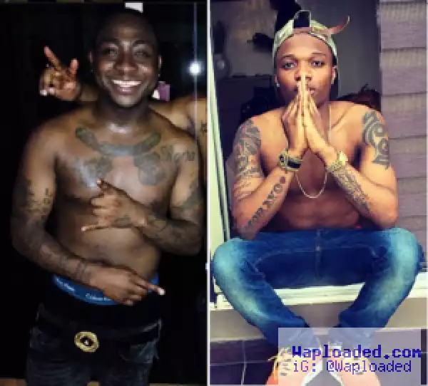 Wizkid And Davido, Whose Tattoo Is Better… Checkout These Photos…